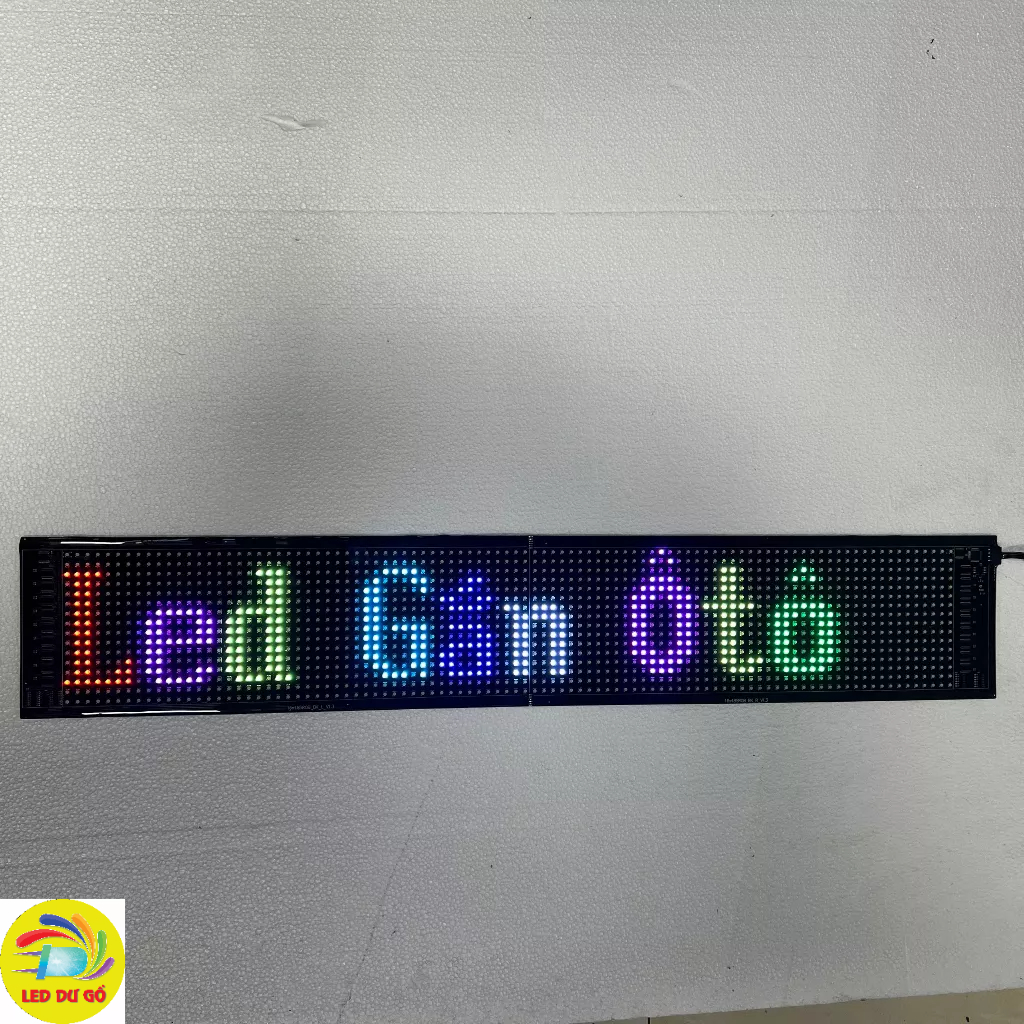 Bảng LED dẻo gắn Ôtô kích thước 12cm x 68cm