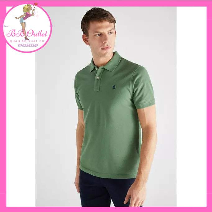 Áo polo nam chất cotton cá sấu xuất dư xịn