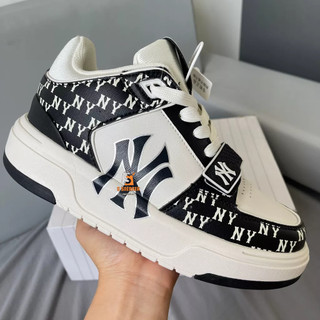 Giày sneaker MLB Liner Monogram NY đen - Bản đẹp | Fullbox