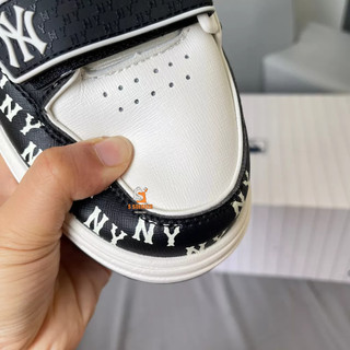 Giày sneaker MLB Liner Monogram NY đen - Bản đẹp | Fullbox