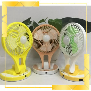 Quạt mini tích điện có đèn led MINI FAN tiện lợi