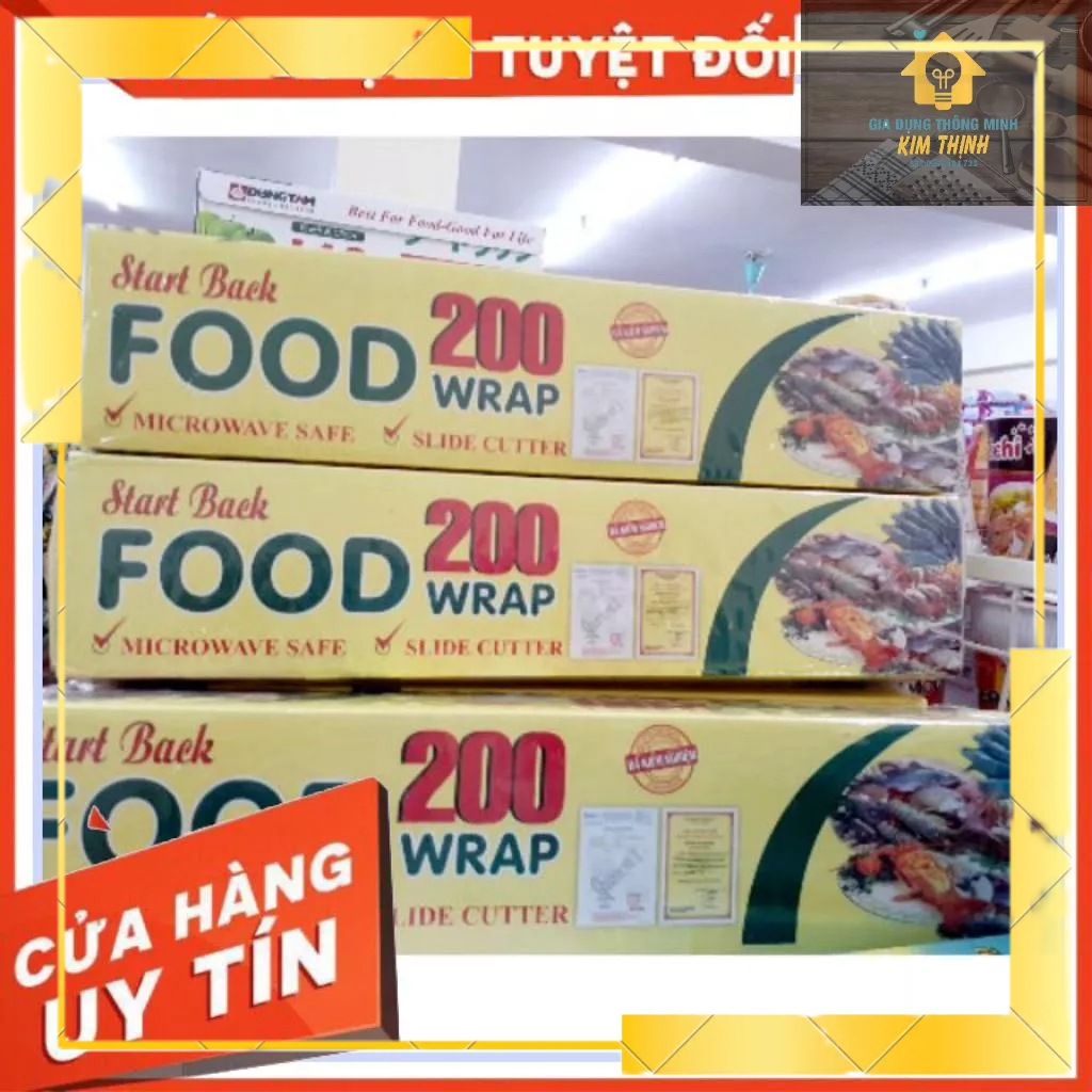 Màng bọc thực phẩm Food Wrap 200 đã được kiểm nghiệm