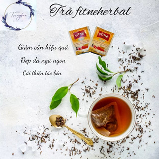 Trà giảm cân Fitne herbal thảo mộc hoa cúc Thái Lan thanh lọc giam mỡ bụng hiệu quả nhanh an toàn dùng cho mọi cơ địa