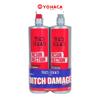 Bộ Dầu Gội Xả TiGi Bed Head Phục Hồi Đỏ 970ml Mẫu Mới 2021
