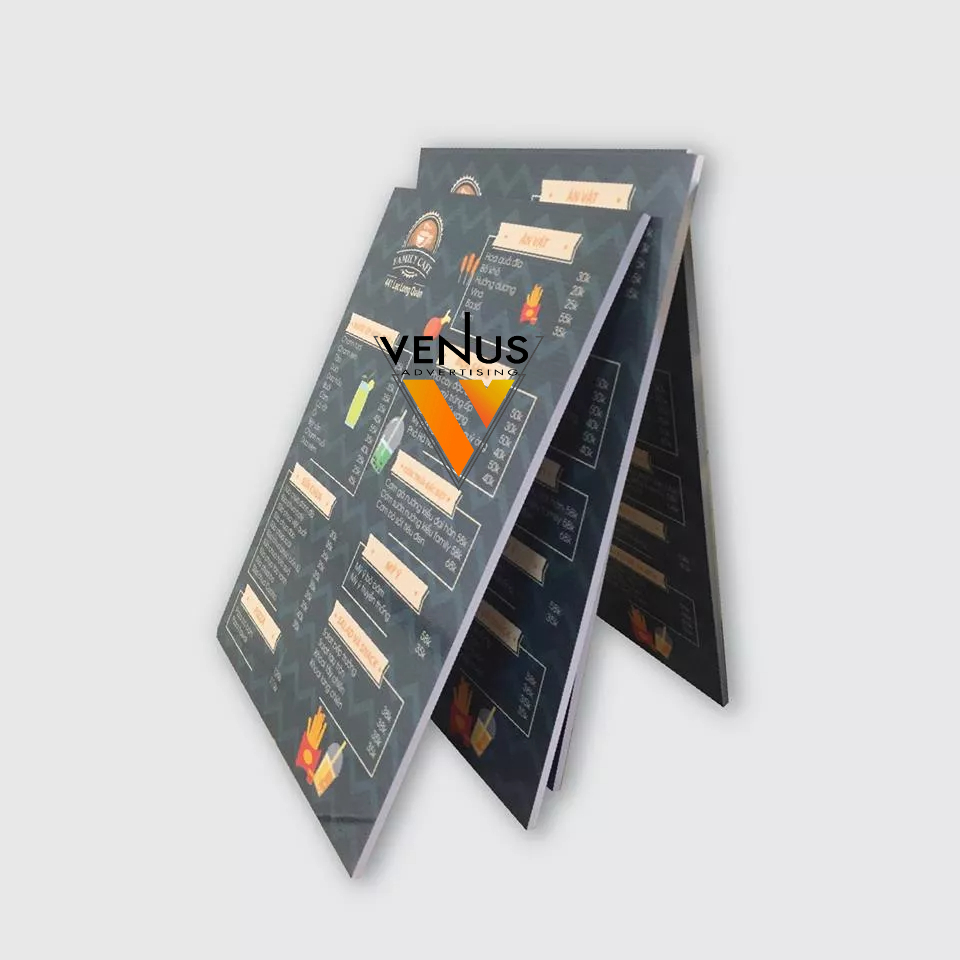 In Menu Bền Đẹp Ko Bay Màu,Giá Xưởng