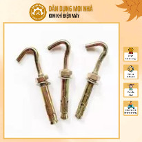Nở móc sắt - tắc kê móc sắt phi 6.8.10mm