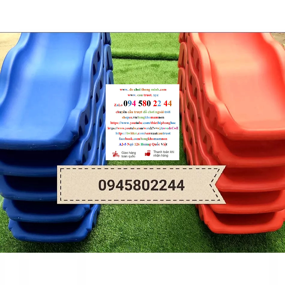 Thanh lý 1 cặp Máng Tuột Ngắn và Dài khác nhau, mét rưỡi và 2 mét, nhựa PP và nhựa composite, giá bán không kèm chân leo