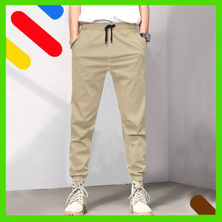 Quần Jogger KAKI Trơn Basic UNISEX