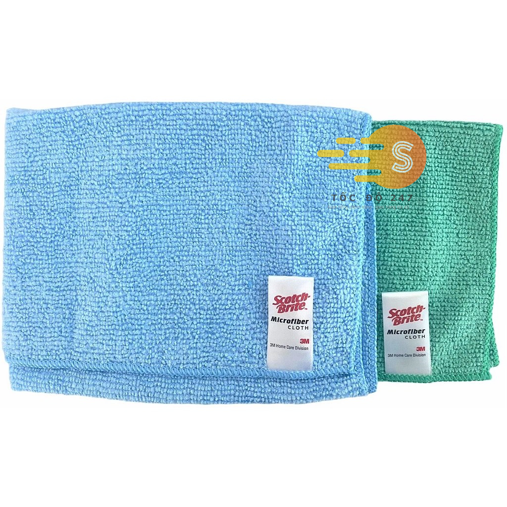 Khăn lau ô tô chuyên dụng chống trầy xước Microfiber 3M 37x37cm KL-3737