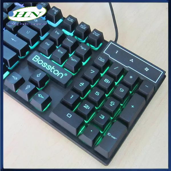 BÀN PHÍM CHUYÊN GAME BOSSTON 803 LED ĐA MÀU