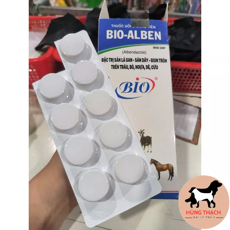 BIO ALBEN 1viên sán là gan trâu bò,dê,cừu,ngựa