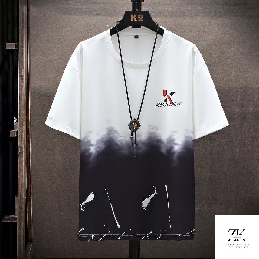 Áo Loang Màu Nam Áo Thun Ngắn Tay Thời Trang Zenkocs3 MEN TOP 221