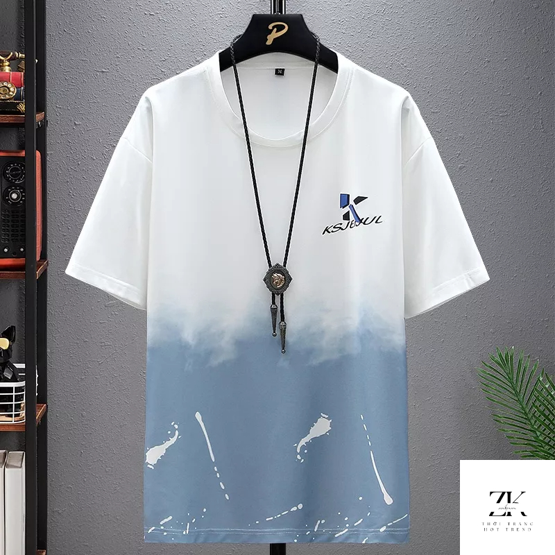 Áo Loang Màu Nam Áo Thun Ngắn Tay Thời Trang Zenkocs3 MEN TOP 221