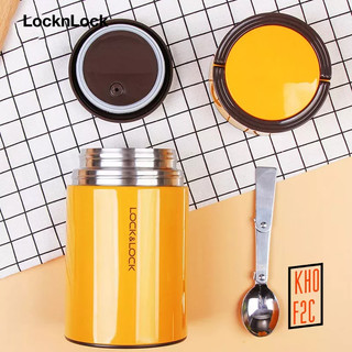 [LocknLock] Hộp giữ nhiệt đựng thức ăn Column Food Jar 750ml - Màu cam LHC8022 - KHOF2C