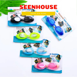 Kính Bơi Trẻ Em Tặng Nút Bịt Tai Chống Nước 3-10 Tuổi Mẫu Vỉ seen house