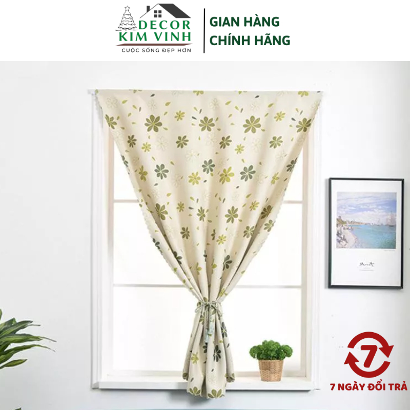 Rèm Dán Tường Decor Kim Vinh Không Cần Thanh Treo DCKV220
