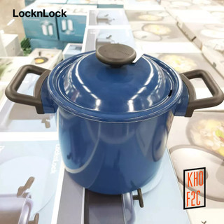 Nồi decor lòng phủ chống dính lde1204ih 20cm - màu navi thành cao - khof2c