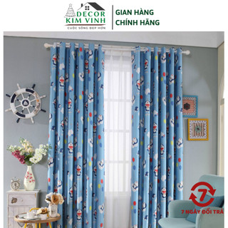 Rèm Vải Khoen Lỗ, Khoen Ri Đô, Rèm Dán Đô Rê Mon Decor Kim Vinh DCKV145