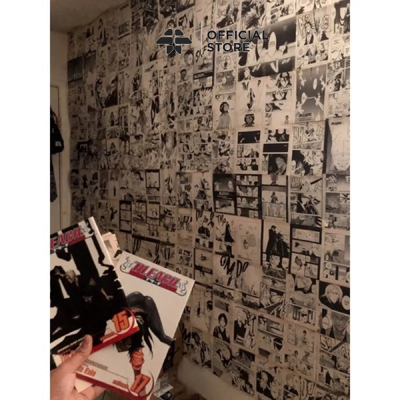 200 Tờ Tranh dán tường poster Kimetsu no Yaiba Demon Slayer anime manga decor góc học tập làm việc