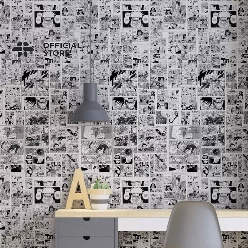 200 Tờ Tranh dán tường poster Kimetsu no Yaiba Demon Slayer anime manga decor góc học tập làm việc