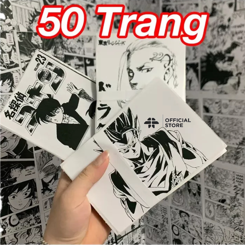 200 Tờ Tranh dán tường poster Kimetsu no Yaiba Demon Slayer anime manga decor góc học tập làm việc