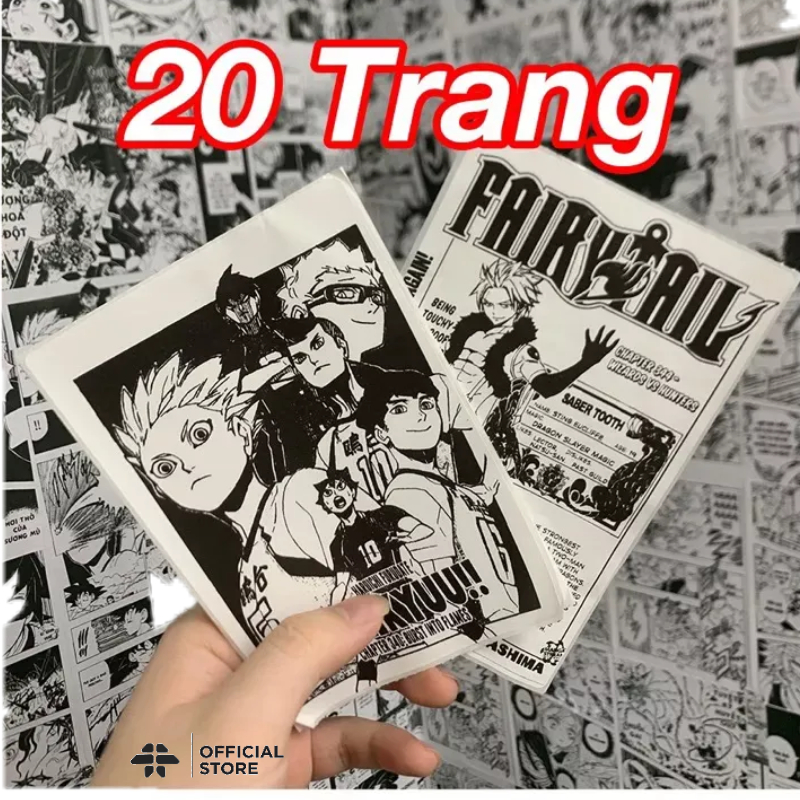 200 Tờ Tranh dán tường poster Kimetsu no Yaiba Demon Slayer anime manga decor góc học tập làm việc