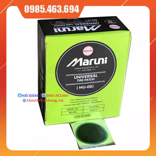 Hộp 100 miếng vá lốp không săm maruni mu-o0, miếng vá lốp nhật bản