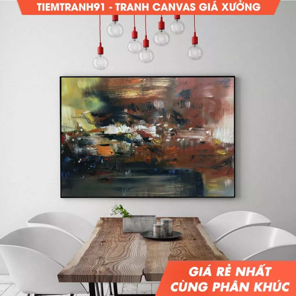 Tranh treo tường, Large Wall Art Abstract Painting, Original Abstract Painting, Abstract Wall Art, S