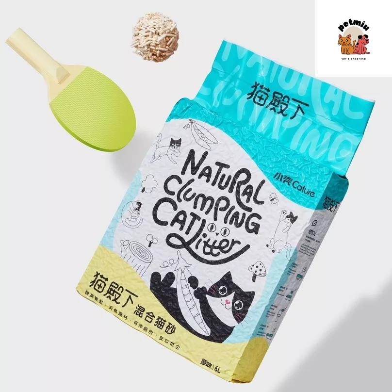 Cát đậu nành Cature Tofu mùi sữa - Hàng nội địa - Cát vệ sinh cho mèo