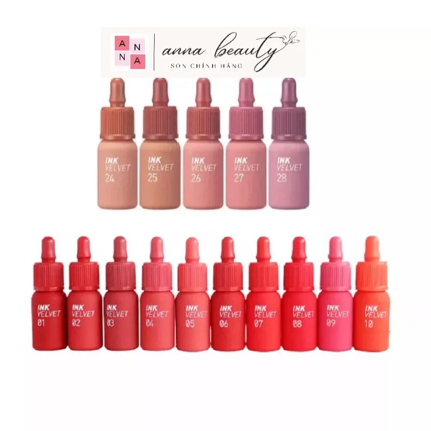 Son Peripera Ink Velvet Lip Tint siêu lì 25 17 23 24