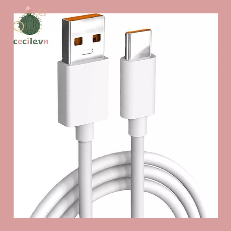 COD Dây Cáp Sạc Nhanh USB 7A 100W Type C Cho Huawei Mate 40 30 Xiaomi Samsung-CE