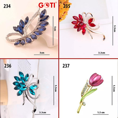 GOTI - Tag Ghim Cài Áo Váy Hình Hoa Đẹp Thanh Lịch, Phụ Kiện Trang Trí Dành Cho Nữ Cao Cấp ( Nhiều Mẫu)