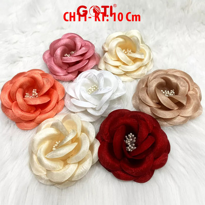 GOTI - Tag Hoa Trâm Cài Áo Handmade Màu Pastel Nhụy Cao Cấp - Phụ Kiện Trang Trí Váy Đầm Dành Cho Nữ CH10 CH11