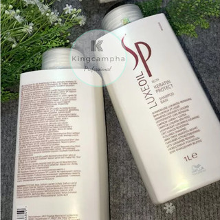 [ WELLA CHÍNH HÃNG ] Dầu gội xả bảo vệ & tái tạo cấu trúc tóc SP Wella Luxeoil keratin protect 1000ml