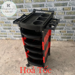 ( Mẫu Mới ) Xe đẩy đồ nghề làm tóc 6 tầng