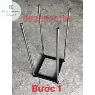 ( Mẫu Mới ) Xe đẩy đồ nghề làm tóc 6 tầng