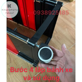 ( Mẫu Mới ) Xe đẩy đồ nghề làm tóc 6 tầng