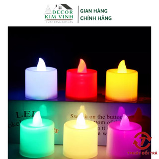 Nến nhí điện tử decor kim vinh kèm pin dckv05