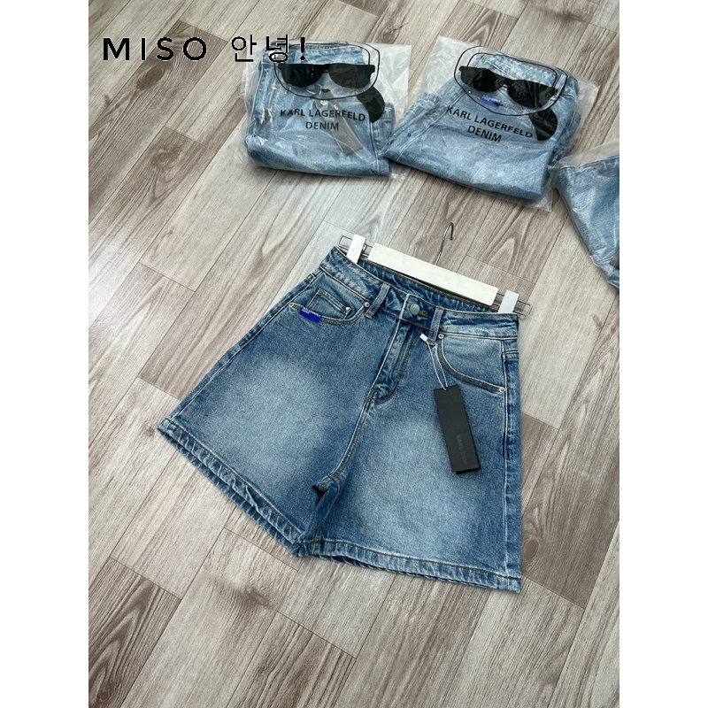 Short jean K.A.R.L thêu hàng xuất xịn