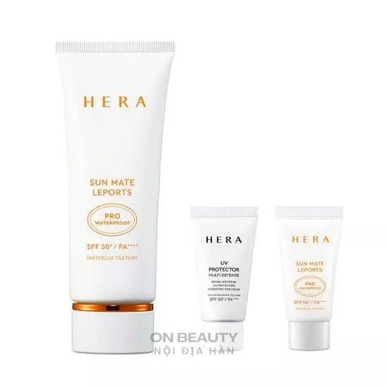 Kem chống nắng chống nước Hera Sun Mate Leports Pro Waterproof SPF50+ PA++++ nội địa Hàn