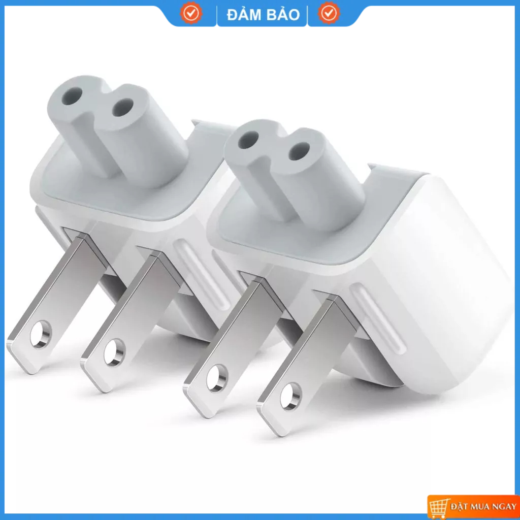 Đầu cắm sạc zin phích căm cho makbook lpad chuẩn US gập tiện dụng new 100%