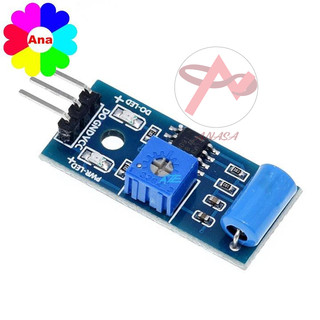 Module cảm biến rung 3.3-5V sử dụng IC LM393 xuất tín hiệu digital 0 và 1