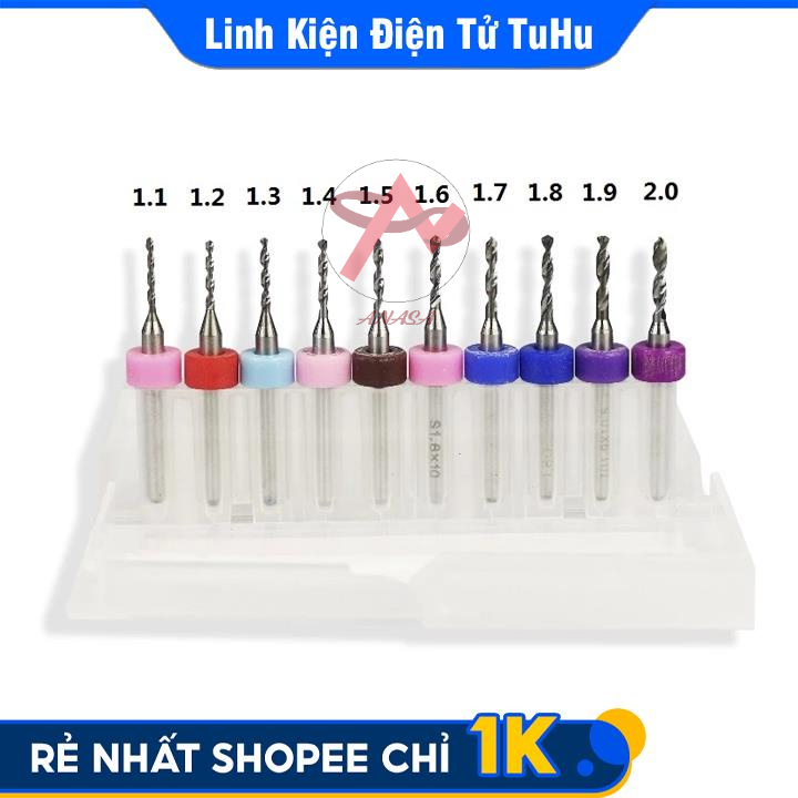 Mũi Khoan CNC Các Loại - 1 Chiếc