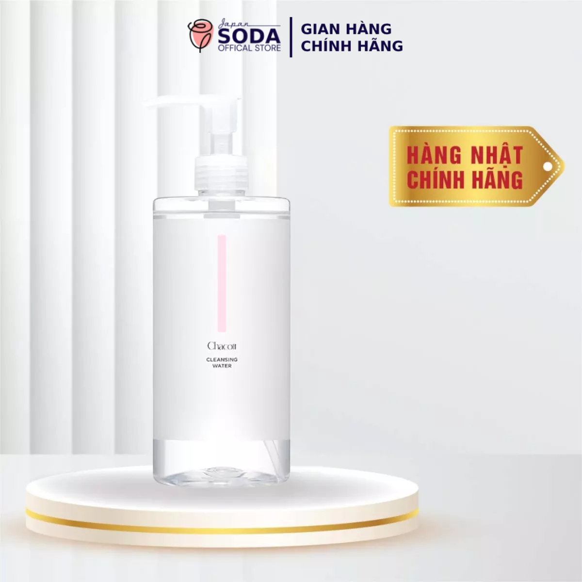 Nước tẩy trang Chacott for Professionals Cleansing Water vệ sinh, sạch da 500ml
