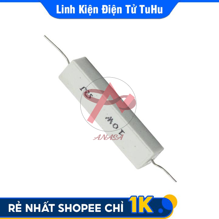 Trở Sứ 10W (Trở Công Suất) - Giá Trị Từ 4K7 Ohm Đến 22K Ohm