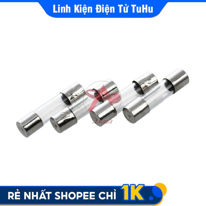 Bộ 10 Cầu Chì 250V - 5x20mm Các Loại