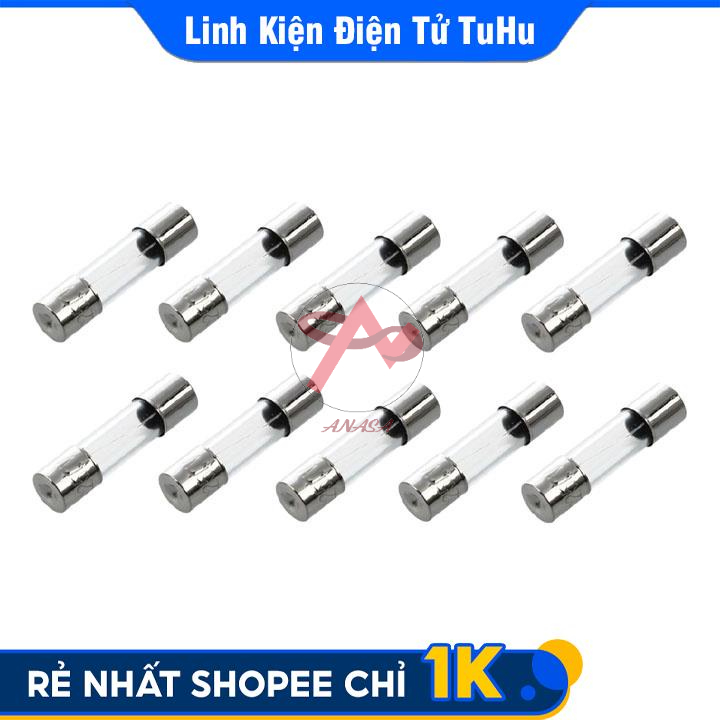 Bộ 10 Cầu Chì 250V - 5x20mm Các Loại