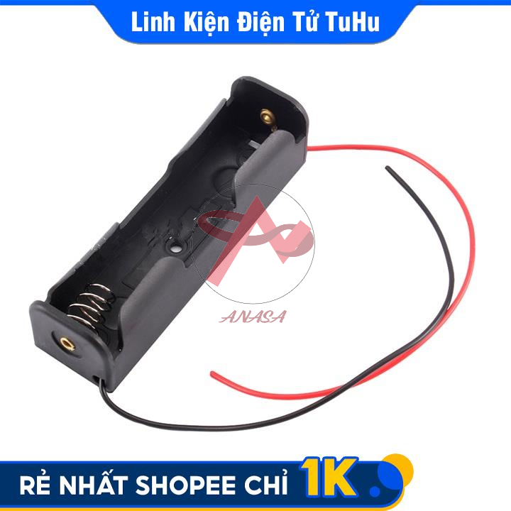 Đế Pin 18650 Có Dây (Đấu Nối Tiếp)