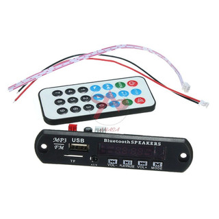 Module Giải Mã MP3 / USB / TF / AUX 12V Có Màn Hình Và Tay Điều Khiển (Không Có Bluetooth)