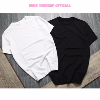 Áo thun trơn form rộng basic chất thun cotton mịn DUDETEE